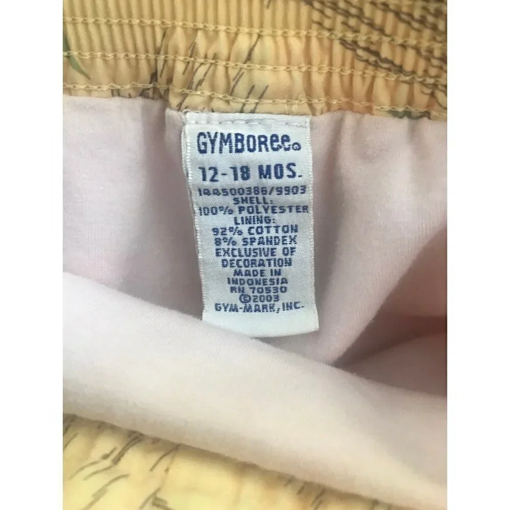 Vintage Gymboree pineapple swimtrunk Shorts